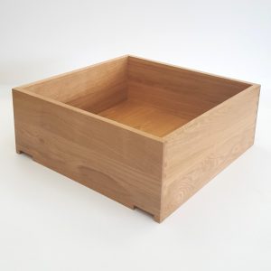Oak Dovetail Drawer Box - Height 175mm