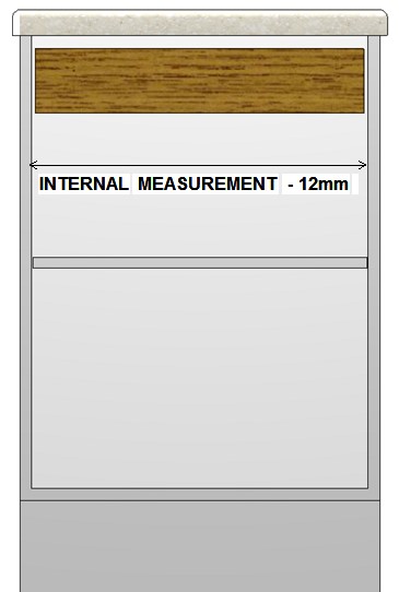 How to calculate drawer width