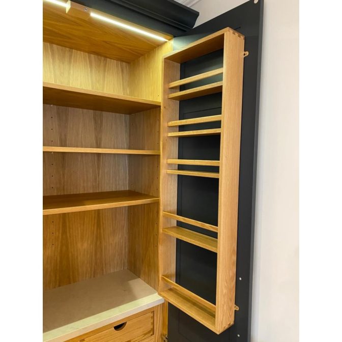Oak Larder Door Rack - Image 5
