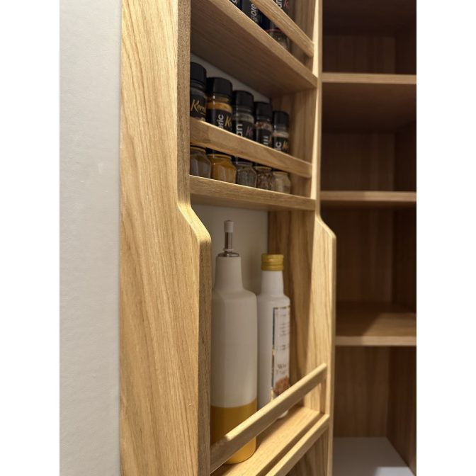 Oak Larder Door Rack - Image 3