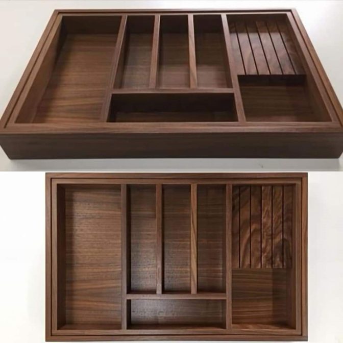 Walnut Cutlery Insert